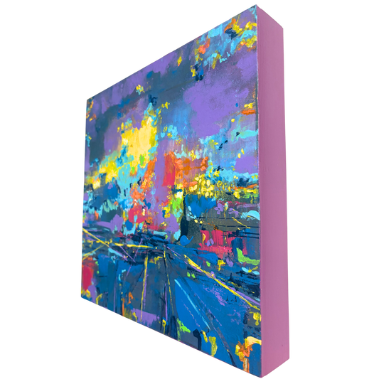 Spectral Horizon | 12x12" | Acrylic