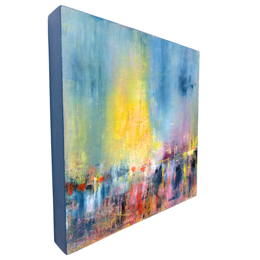 Summer Days | 12x12 inch | oil & cold wax