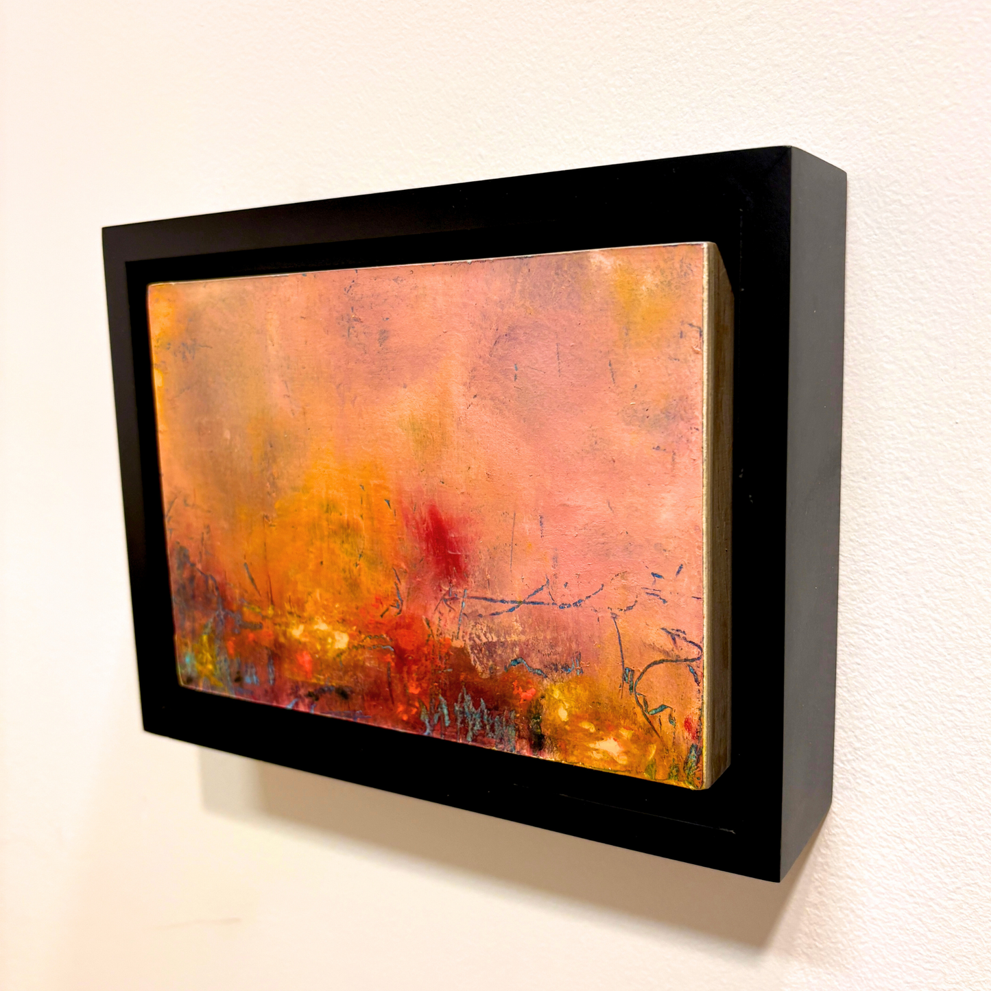 Oil with Cold Wax Study #1