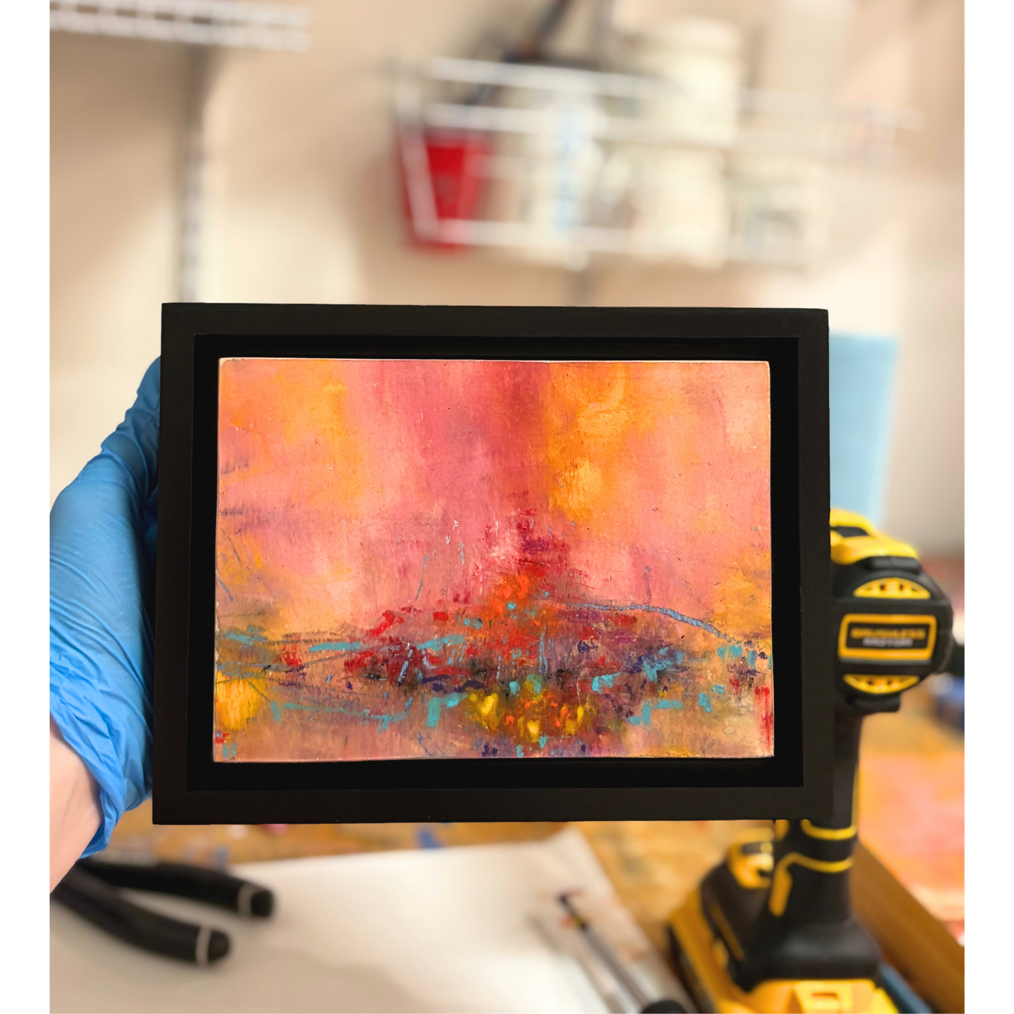 Oil with Cold Wax Study #2