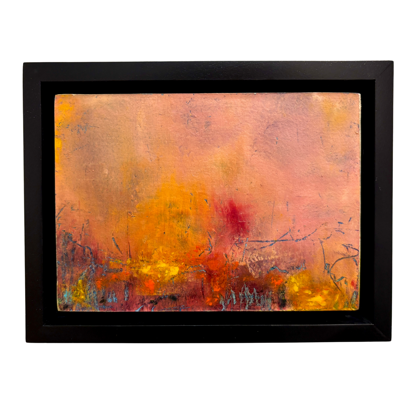 Oil with Cold Wax Study #1