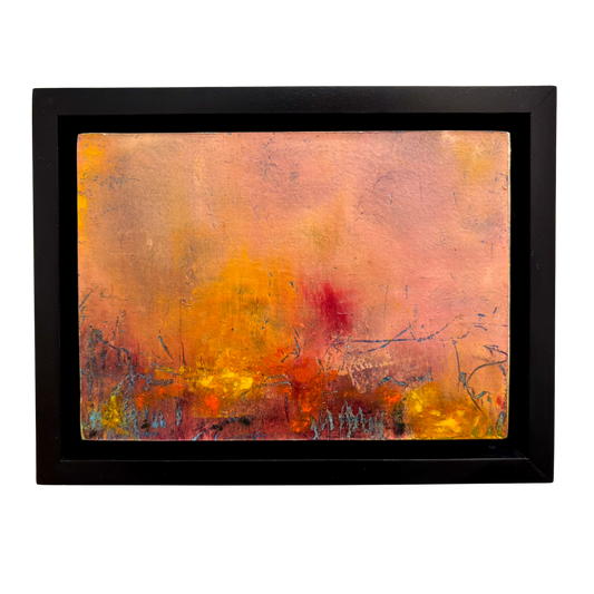 Oil with Cold Wax Study #1