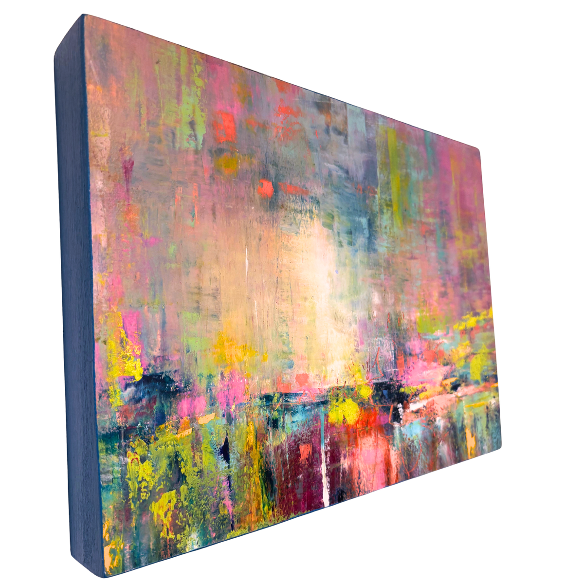 Glitchy Horizons  | 9x12 inch | oil & cold wax